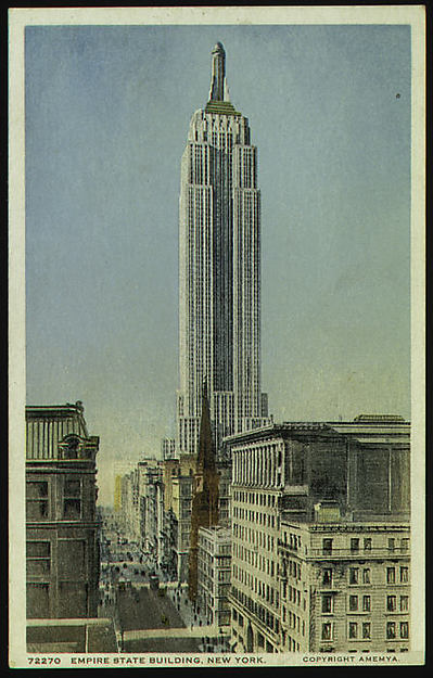 The Empire State Building  New York City 1931–32-,  Poster Print Wall Art