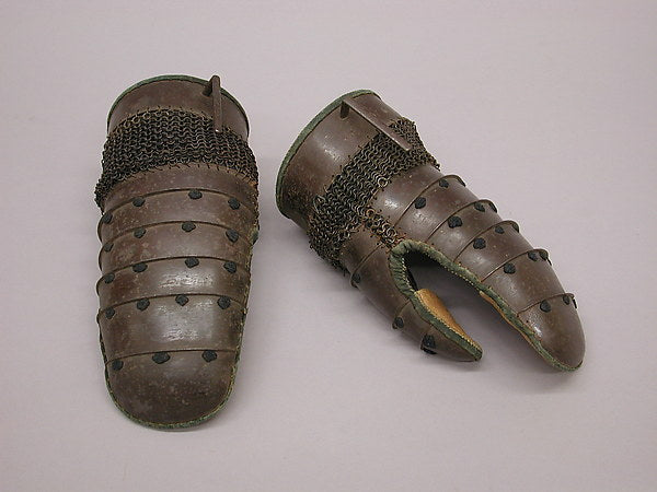 Pair of Gauntlets 18th cent,  Poster Print Wall Art