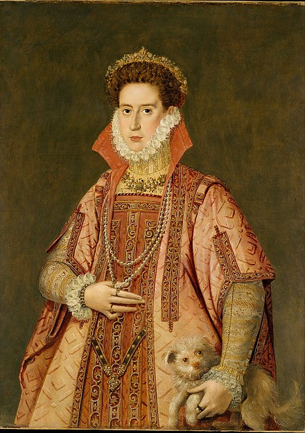 Alonzo Sánchez Coello:Portrait of a Woman -16x12"(A3) Poster