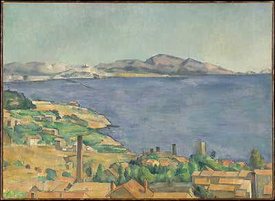 Paul Cézanne:The Gulf of Marseilles Seen from L'Estaque c188-16x12"(A3) Poster