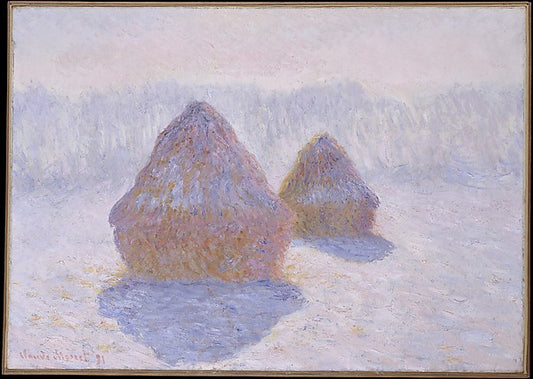 Claude Monet:Haystacks 1891-16x12"(A3) Poster