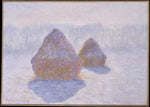Claude Monet:Haystacks 1891-16x12"(A3) Poster