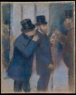 Edgar Degas:Portraits at the Stock Exchange c1878–79-16x12"(A3) Poster