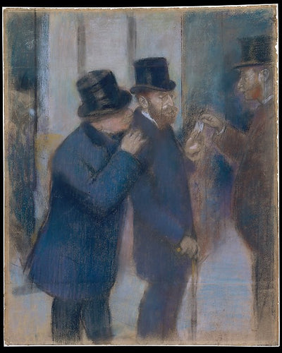 Edgar Degas:Portraits at the Stock Exchange c1878–79-16x12"(A3) Poster