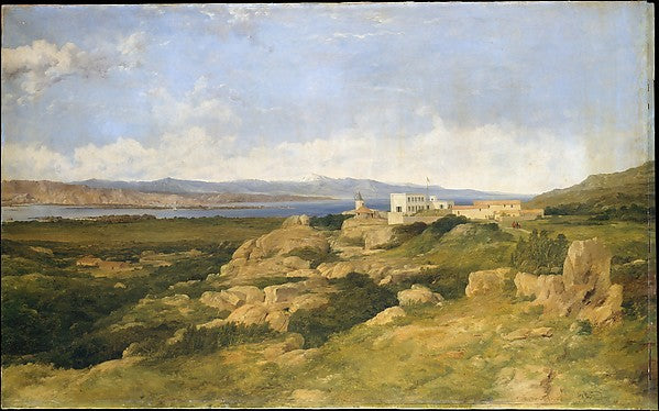 Frederick Richard Lee:General Garibaldi's Residence at Capre-16x12"(A3) Poster