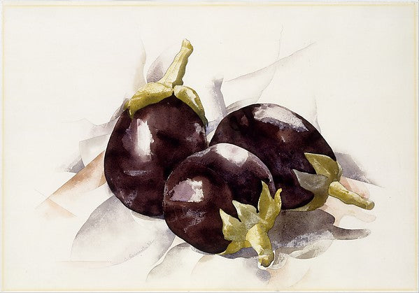 Charles Demuth - Eggplants 1927, Poster Print Wall Art