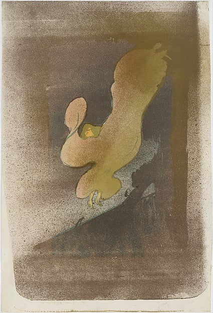 Miss Loïe Fuller 1893-Henri de Toulouse-Lautrec,16x12"(A3) Poster