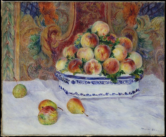 Auguste Renoir:Still Life with Peaches 1881-16x12"(A3) Poster