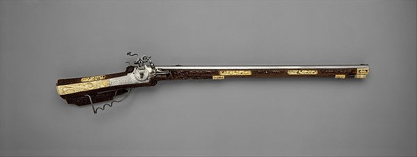 Wheellock Rifle c1680–90 Johann Michael Maucher,16X12"(A3) Poster