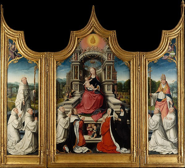 Jean Bellegambe:The Le Cellier Altarpiece 1509-16x12"(A3) Poster