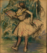 Edgar Degas:Dancer with a Fan c1890–95-16x12"(A3) Poster