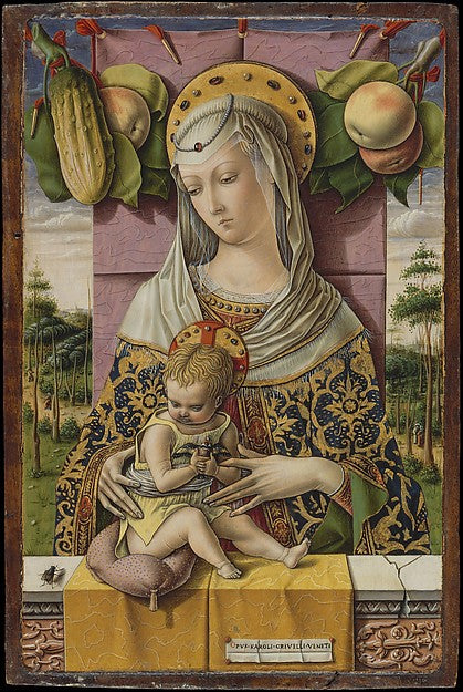 Carlo Crivelli , active by 1457–died 1495 Ascoli Piceno):Mad-16x12"(A3) Poster