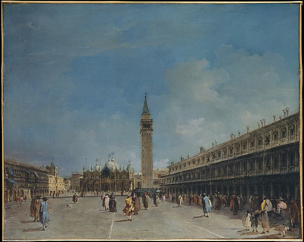 Francesco Guardi:Piazza San Marco late 1760s-16x12"(A3) Poster