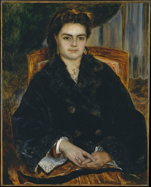 Auguste Renoir:Madame Édouard Bernier 1871-16x12"(A3) Poster