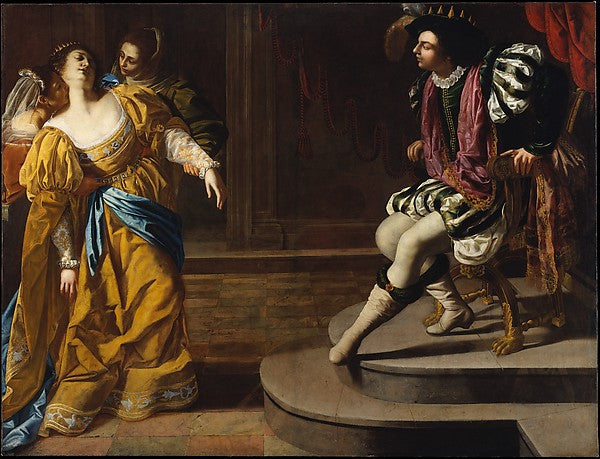 Artemisia Gentileschi:Esther before Ahasuerus -16x12"(A3) Poster