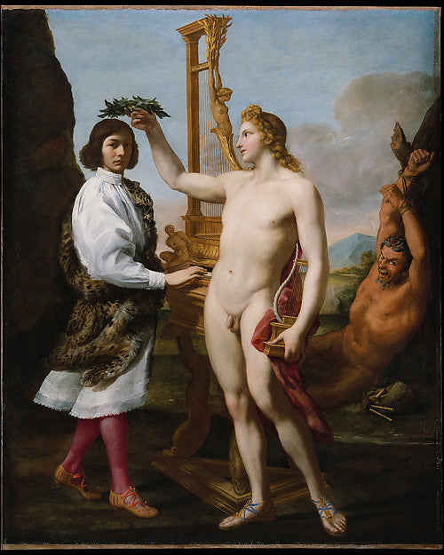 Andrea Sacchi c1599–1661 Rome):Marcantonio Pasqualini Crowne-16x12"(A3) Poster
