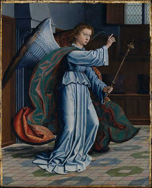 Gerard David:The Annunciation 1506-16x12"(A3) Poster