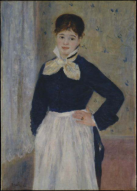 Auguste Renoir:A Waitress at Duval's Restaurant c1875-16x12"(A3) Poster