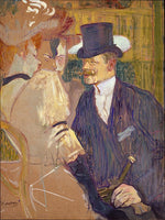Henri de Toulouse-Lautrec:The Englishman at the Moulin Rouge-16x12"(A3) Poster