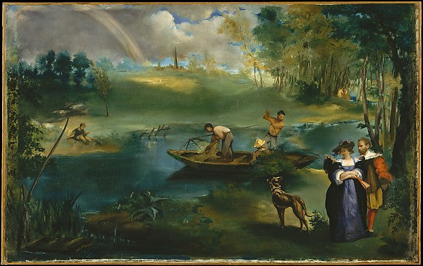 Édouard Manet:Fishing c1862–63-16x12"(A3) Poster