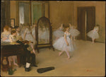 Edgar Degas:The Dancing Class c1870-16x12"(A3) Poster