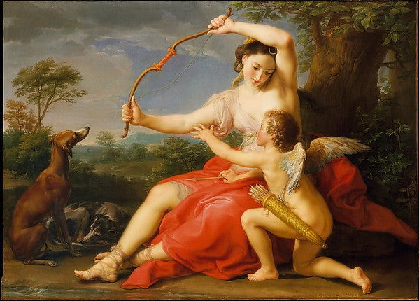 Pompeo Batoni:Diana and Cupid 1761-16x12"(A3) Poster