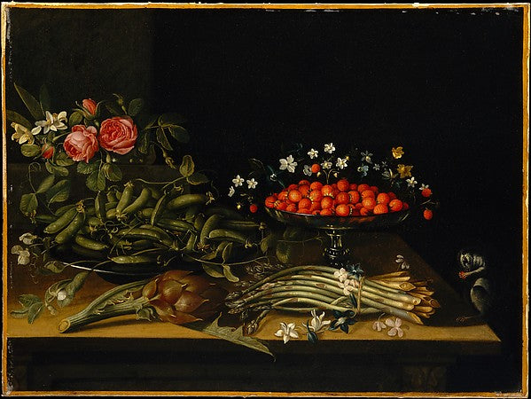 French Painter:Still Life with Strawberries -16x12"(A3) Poster