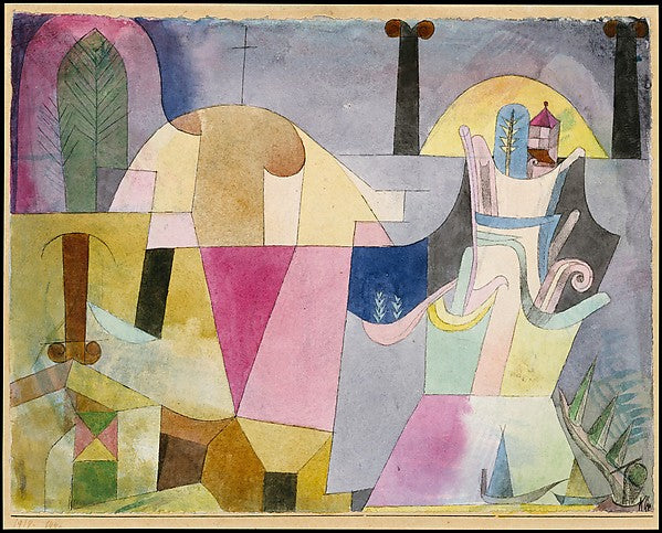 Paul Klee , Münchenbuchsee 1879–1940 Muralto-Locarno):Black -16x12"(A3) Poster