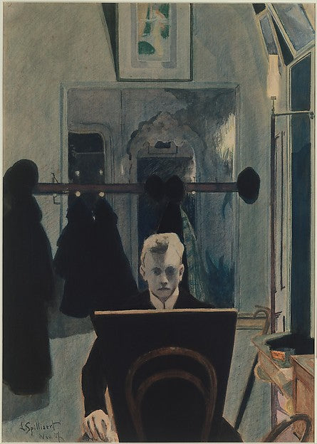 Léon Spilliaert - Self-Portrait 1907, Poster Print Wall Art