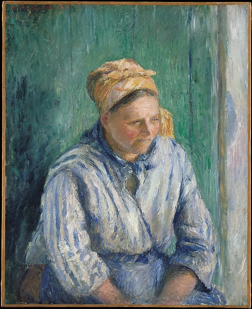 Camille Pissarro:Washerwoman Study 1880-16x12"(A3) Poster