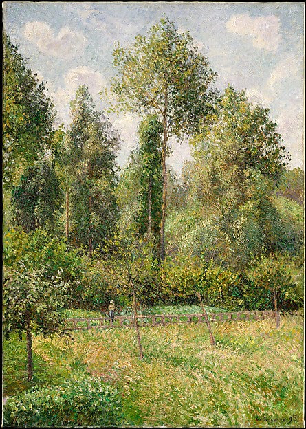 Camille Pissarro:Poplars Éragny 1895-16x12"(A3) Poster
