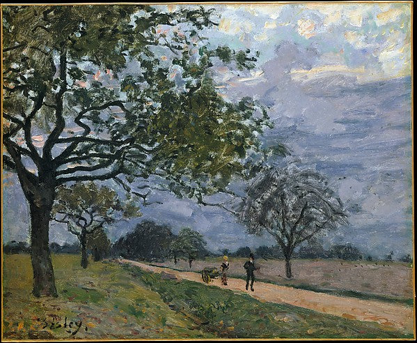 Alfred Sisley:The Road from Versailles to Louveciennes proba-16x12"(A3) Poster