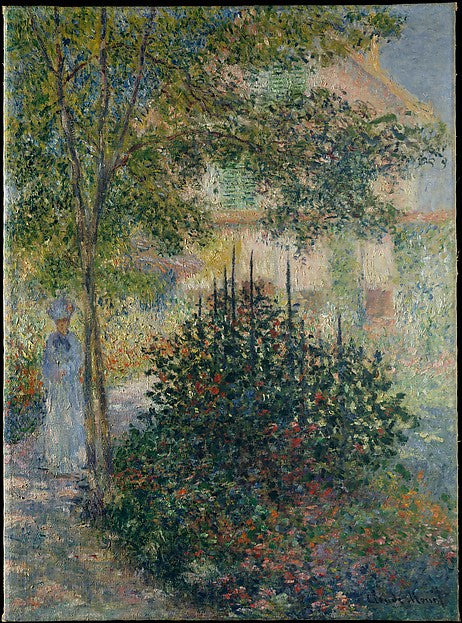 Claude Monet:Camille Monet in the Garden at Argenteuil 1876-16x12