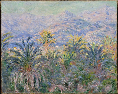 Claude Monet:Palm Trees at Bordighera 1884-16x12"(A3) Poster