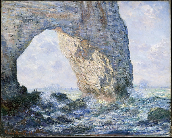 Claude Monet:The Manneporte 1883-16x12