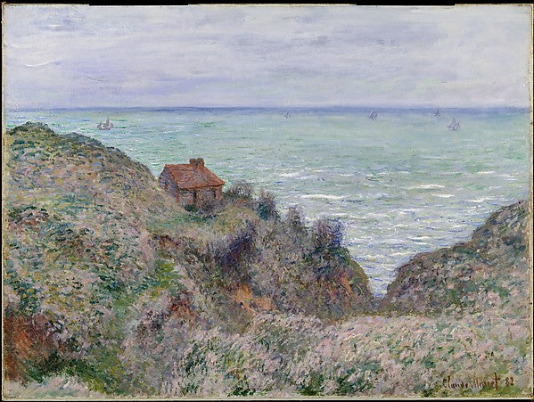 Claude Monet:Cabin of the Customs Watch 1882-16x12
