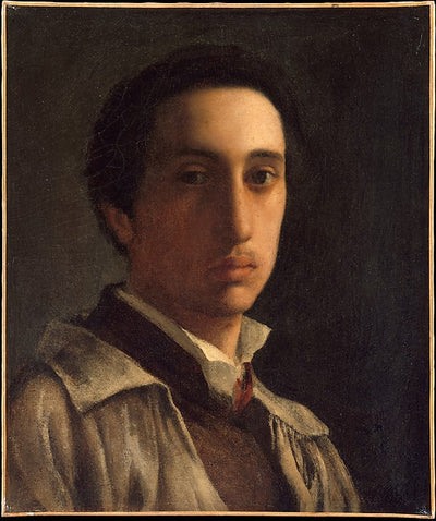 Edgar Degas:Self-Portrait c1855–56-16x12"(A3) Poster