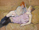 Henri de Toulouse-Lautrec:The Sofa c1894–96-16x12"(A3) Poster