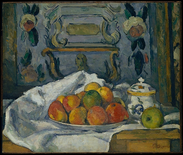 Paul Cézanne:Dish of Apples c1876–77-16x12"(A3) Poster