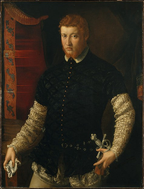 Francesco Salviati:Portrait of a Man -16x12"(A3) Poster