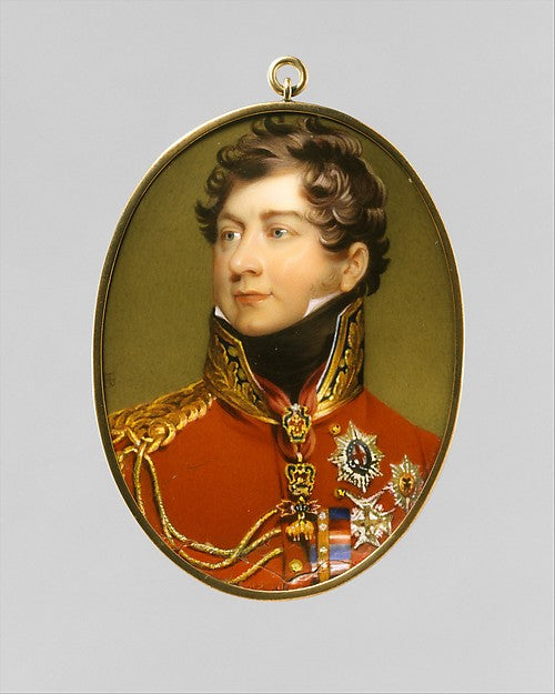 Henry Bone:George IV as Prince Regent after Lawrence 1816-16x12"(A3) Poster