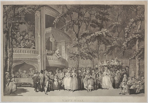 Vauxhall Gardens June 28,1785-after Thomas Rowlandson,Robert,16x12"(A3)Poster