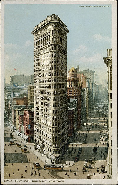 Flatiron Building  New York 1908–1909-,  Poster Print Wall Art