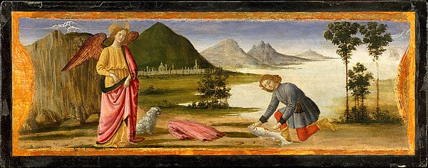 Davide Ghirlandaio:Tobias and the Angel c1479-16x12"(A3) Poster