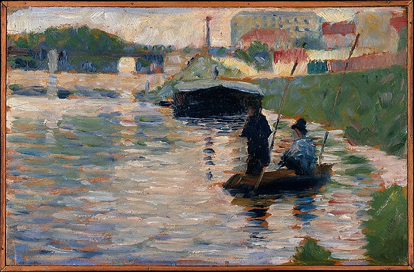 Georges Seurat:View of the Seine 1882–83-16x12"(A3) Poster