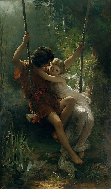 Pierre-Auguste Cot:Springtime 1873-16x12"(A3) Poster