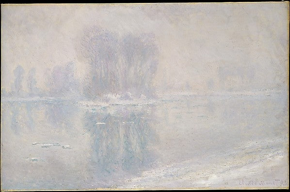 Claude Monet:Ice Floes 1893-16x12"(A3) Poster