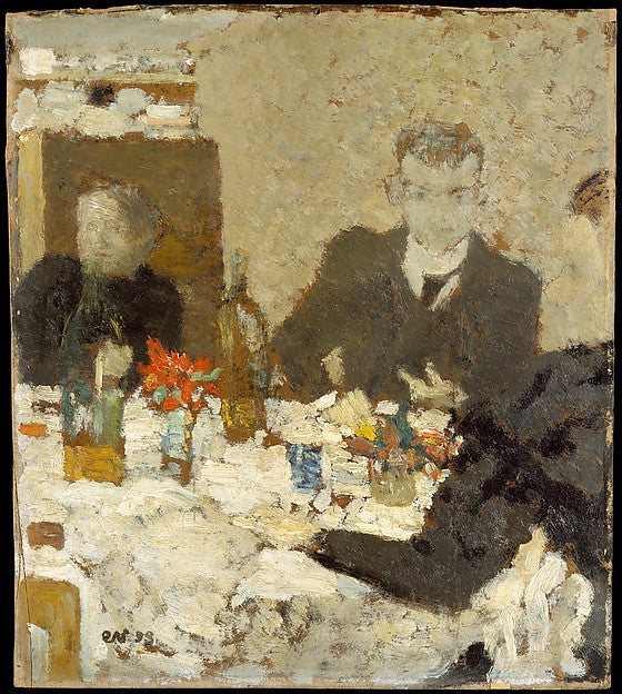 Édouard Vuillard - At Table 1893, Poster Print Wall Art