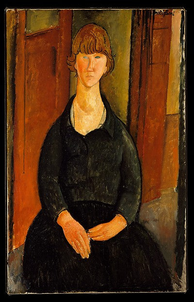 Amedeo Modigliani:Flower Vendor 1919-16x12"(A3) Poster