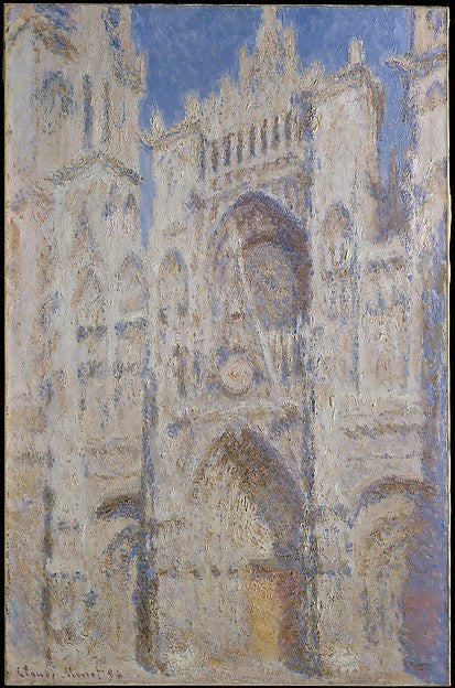 Claude Monet:Rouen Cathedral: The Portal 1894-16x12